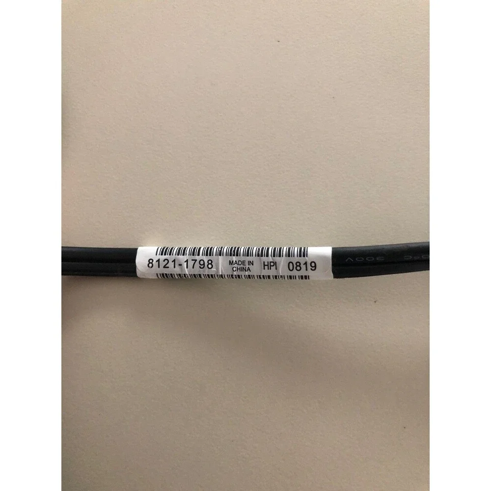 Genuine HP Printer 8121-1798 2-Prong Black Power Cord HPI 0819